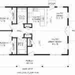Plan 630-0056 - Main Level Floor Plan