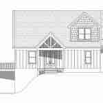 plan 630-0009 front view elevation