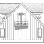plan 630-0009 right view elevation