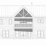 Plan 630-0095 Rear Elevation