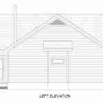 Plan 630-0057 - Left Elevation