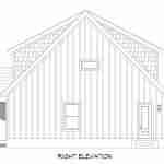 Plan 630-0054 - Right Elevation