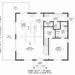 Plan 630-0054 - Main Level Floor Plan