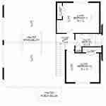 Plan 630-0054 - Second Level Floor Plan