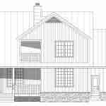 Plan 630-0076 Rear Elevation