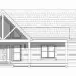 plan 630-0122 front view elevation