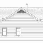 plan 630-0122 left view elevation