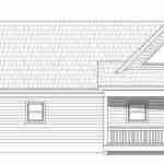 plan 630-0122 rear view elevation