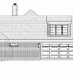 plan 630-0042 left view elevation