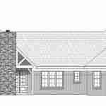 plan 630-0042 rear view elevation