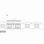 plan 240-0164 front view elevation