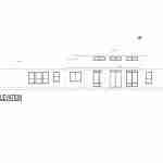 plan 240-0164 rear view elevation