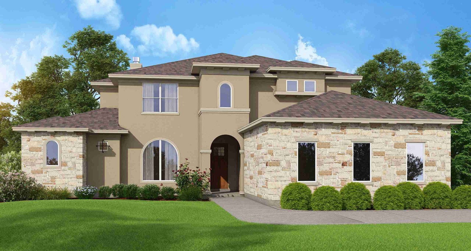 plan 240-0172 front view rendering
