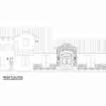 plan 240-0173 front view elevation