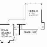 plan 240-0178 second level floor plan