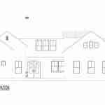 plan 240-0184 front view elevation