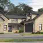 plan 240-0184 front view rendering