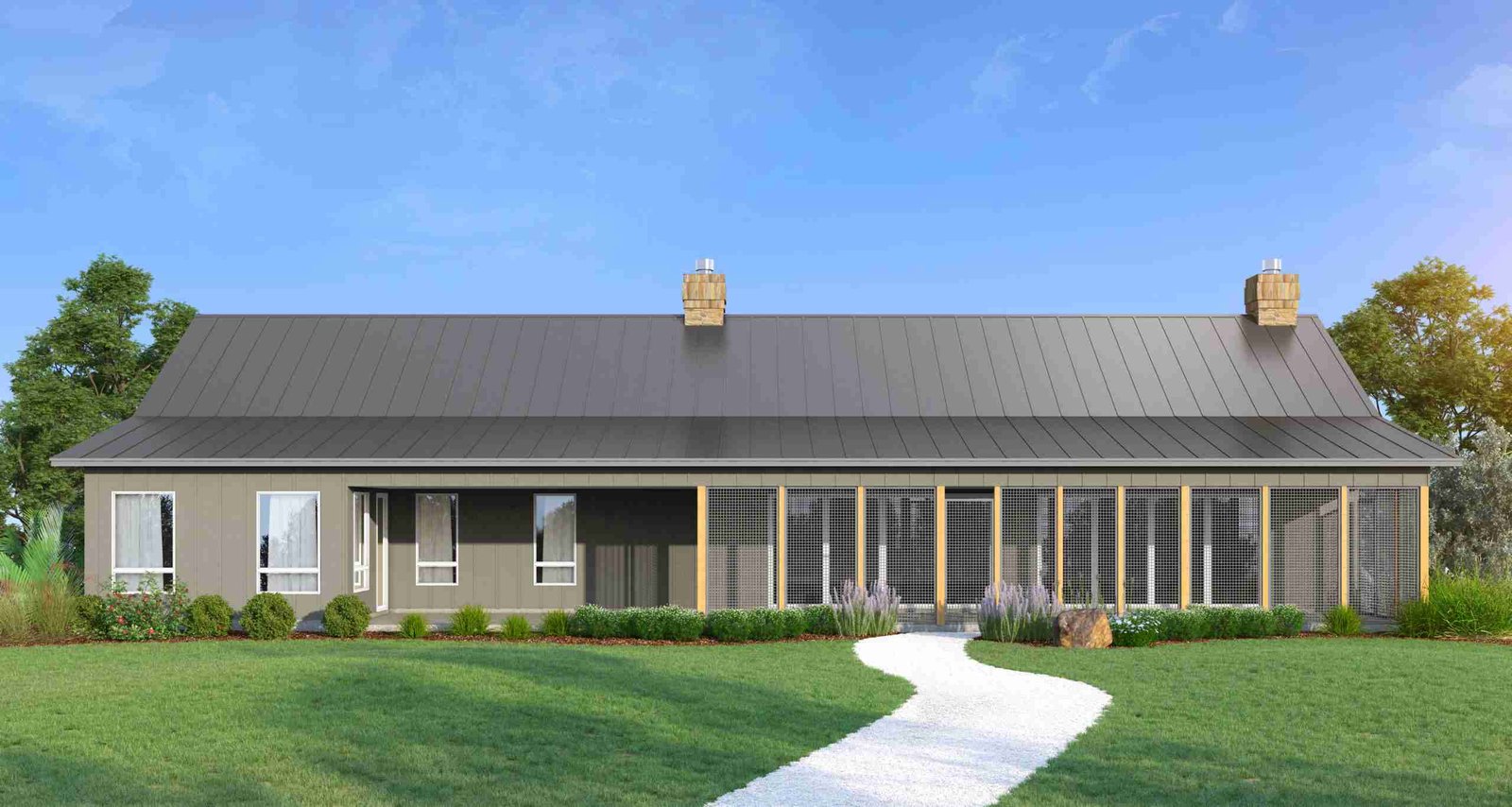 plan 240-0185 front view rendering