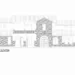 plan 240-0187 front view elevation