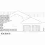 plan 240-0187 right view elevation