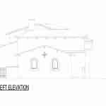 plan 240-0189 left view elevation