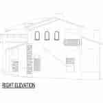 plan 240-0189 right view elevation