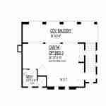 plan 240-0189 second level floor plan