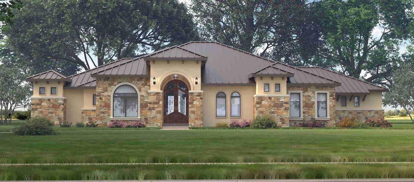 plan 240-0197 front view rendering