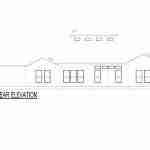 plan 240-0198 rear view elevation