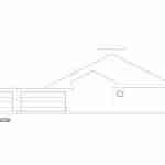 plan 240-0200 right view elevation