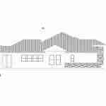 plan 240-0203 left view elevation