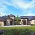 plan 240-0204 front view rendering