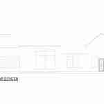plan 240-0209 rear view elevation