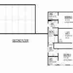 plan 240-0210 second level floor plan