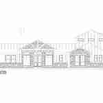 plan 240-0210 front view elevation