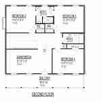 plan 240-0230 second level floor plan