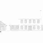 plan 240-0230 rear view elevation