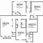 plan 240-0213 second level floor plan