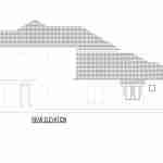 plan 240-0213 rear view elevation