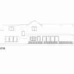 plan 240-0215 rear view elevation