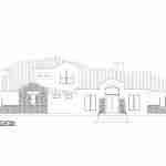 plan 240-0220 front view elevation