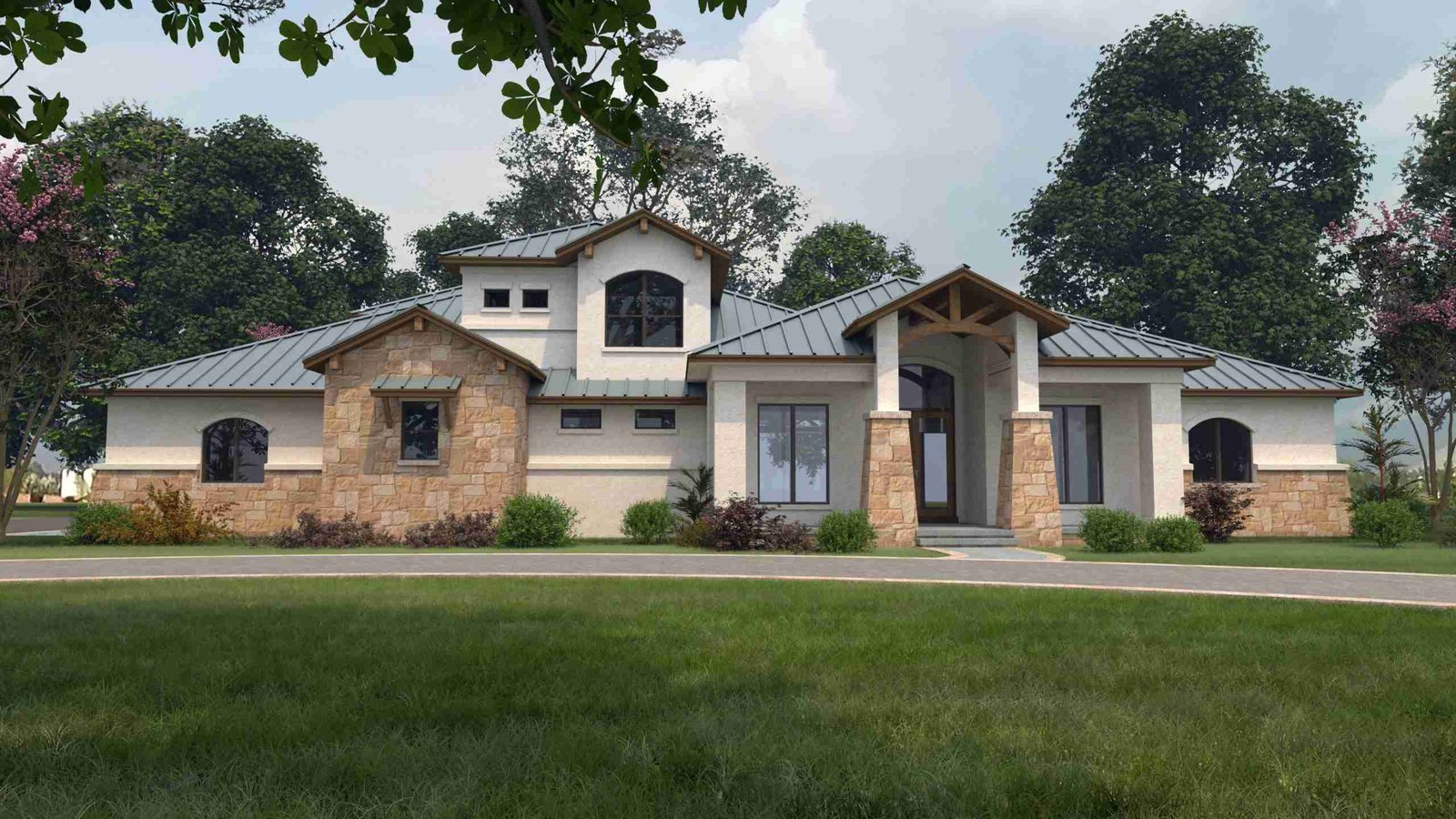 plan 240-0220 front view rendering