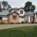 plan 240-0220 left side view rendering