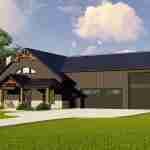 plan 580-1020 front view rendering