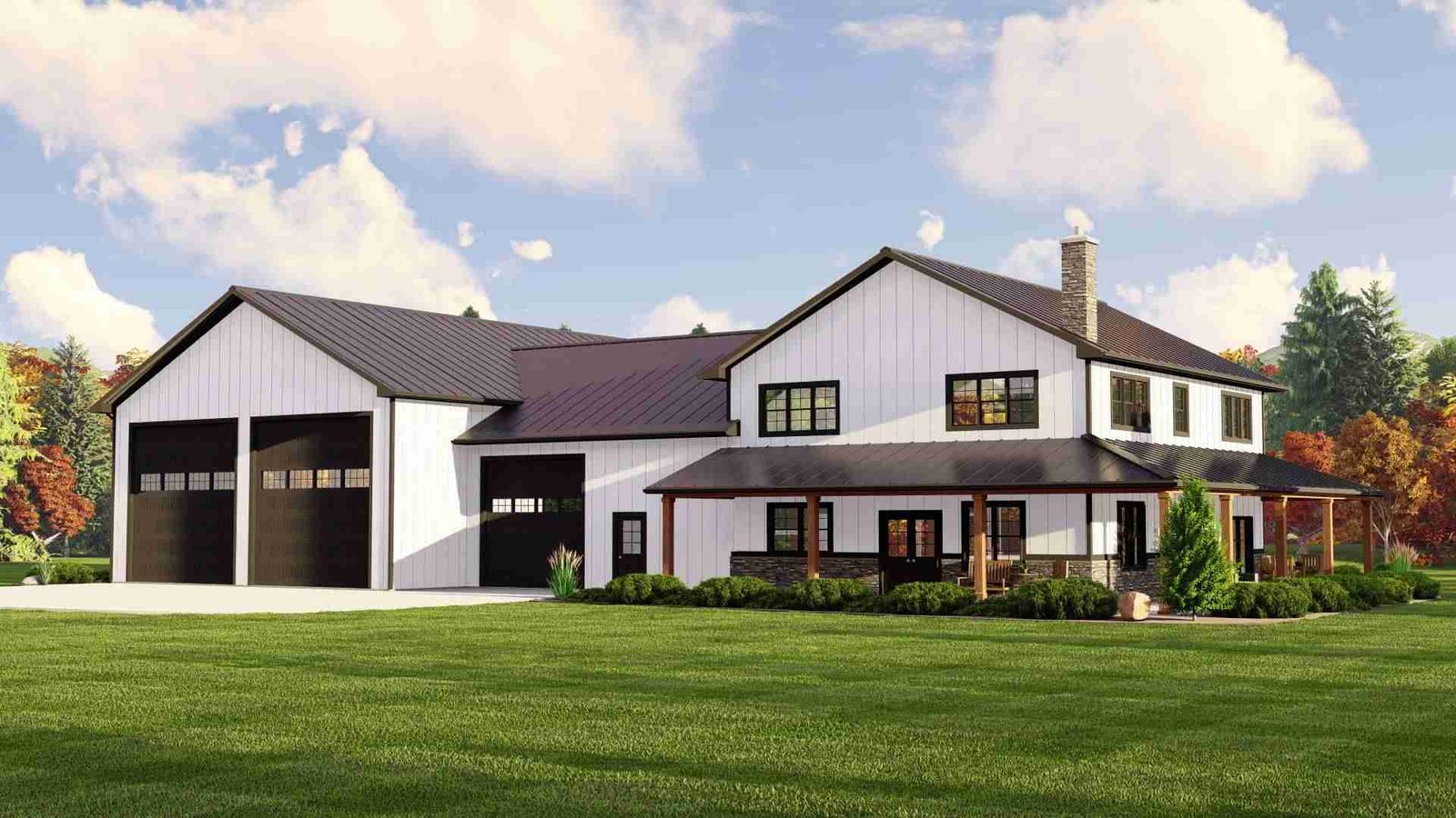 plan 580-1036 front view rendering