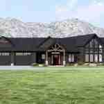 plan 580-1014 front view rendering