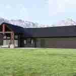 plan 580-1014 rear view rendering