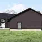 plan 580-1014 side view rendering