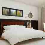 plan 580-1014 bedroom 1 angle view rendering