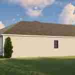 plan 580-1088 left side view rendering